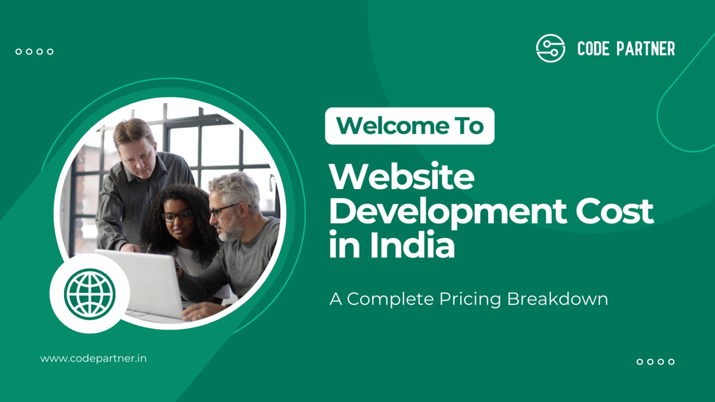 web development cost in india image